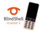 Preview: Frontansicht des BlindShell Classic 3 in Golden Sand